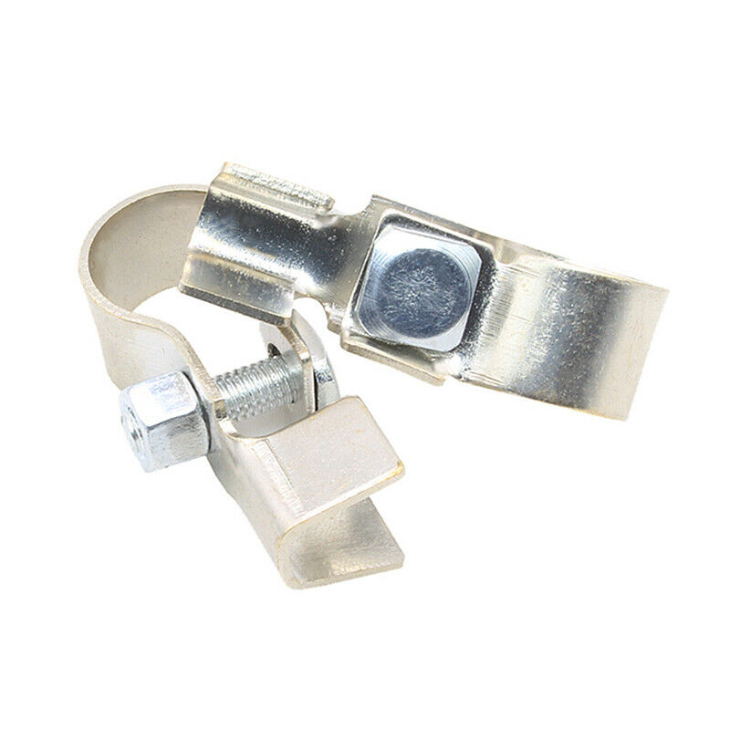 Auto Car Battery Copper Terminal Clamp Clips Connector Negative Positive 16-18mm