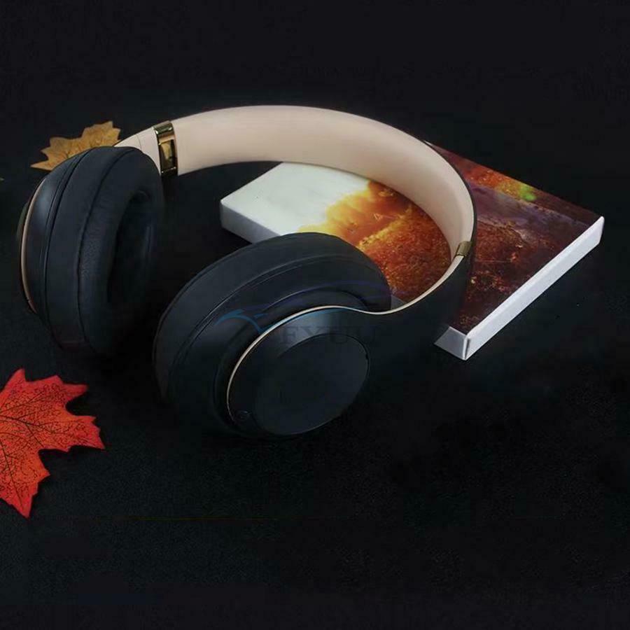 2Pieces Portable Noise-canceling Audio Headphones Headmounted Wireless Bluetooth