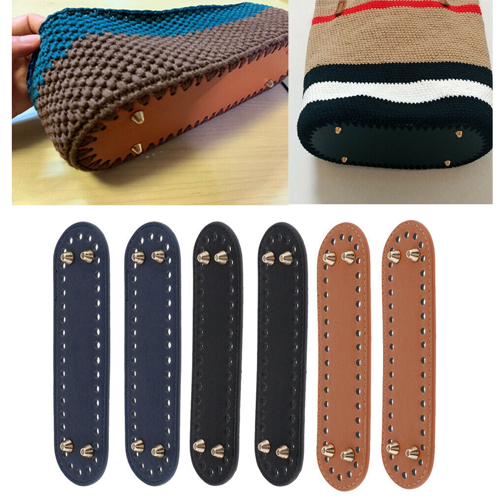 Pack of 6 Knitting Handmade Bag Bottom Pad Pet Bags Insert 38 Holes Durable