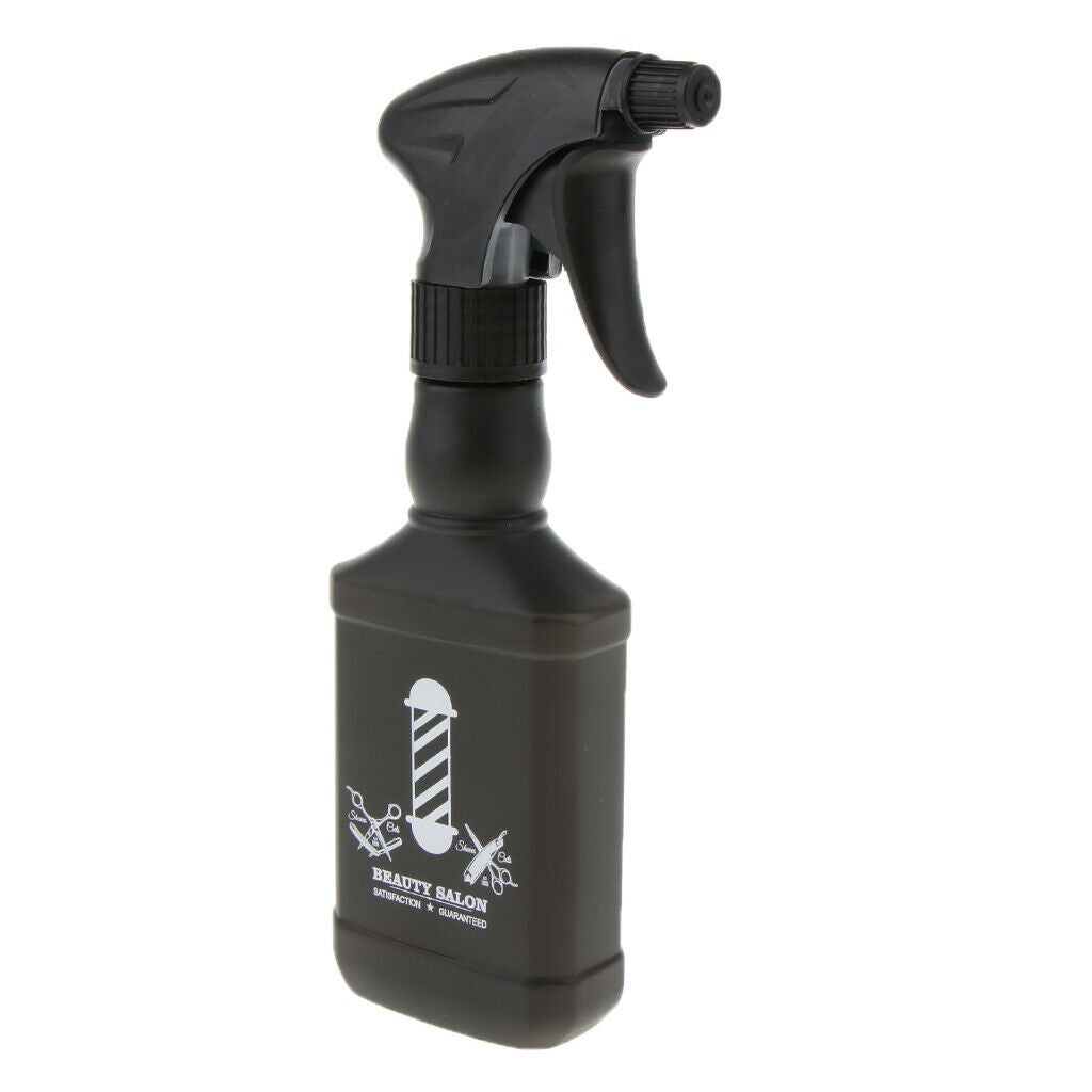 Black Plastic Hair Spray Bottle Salon Hairdressing Plant Water Sprayer 325ml