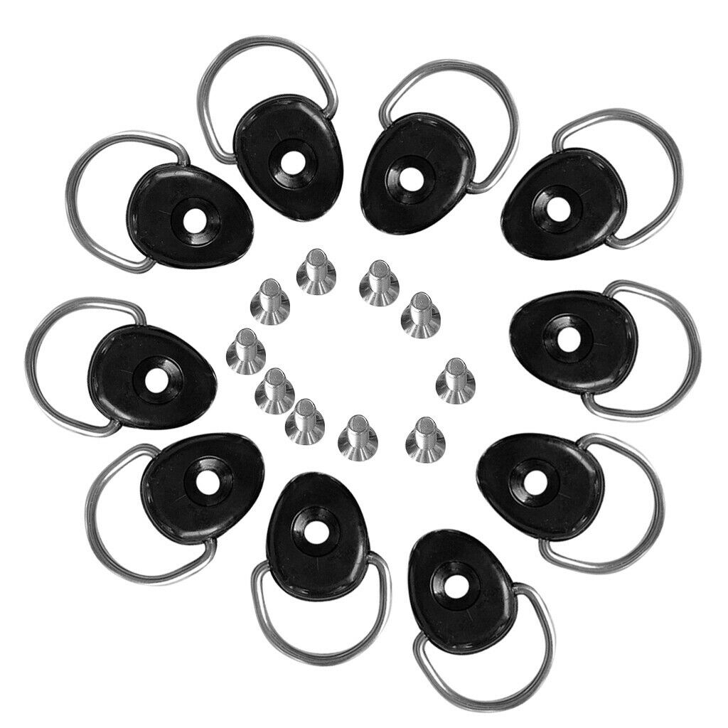 10x   Kayak   Canoe   Fishing   Dinghy   Boat   D   Ring   Tie   Down   Loop