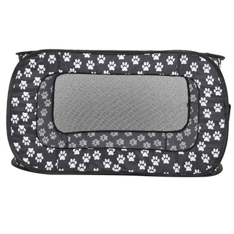 Pop-Open Kennel Bite Resistant Cat Bed Travel Tent Convenient Zipper Closure