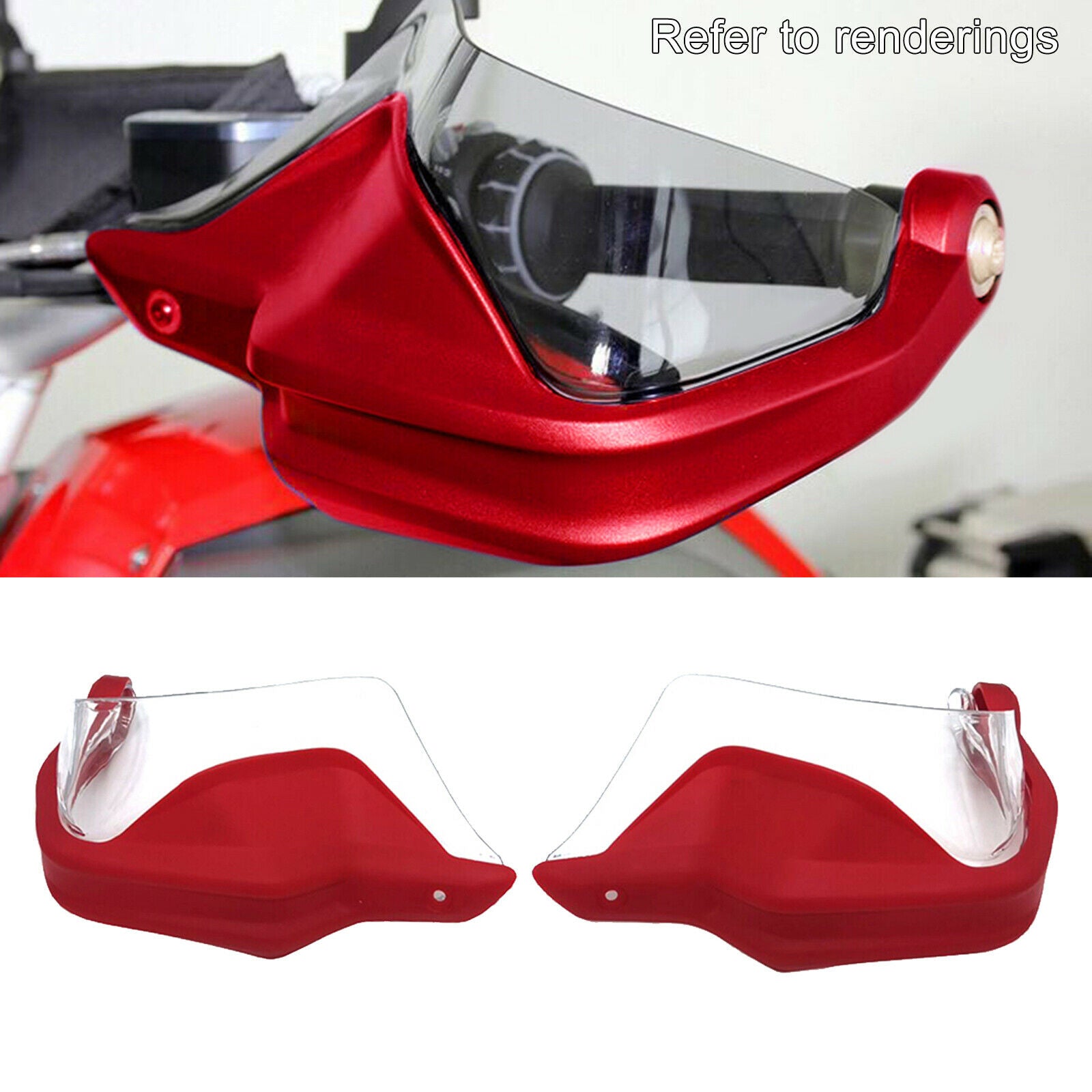 Motorcycle Handlebar for BMW S1000XR Motorbike Acc Red Transparent