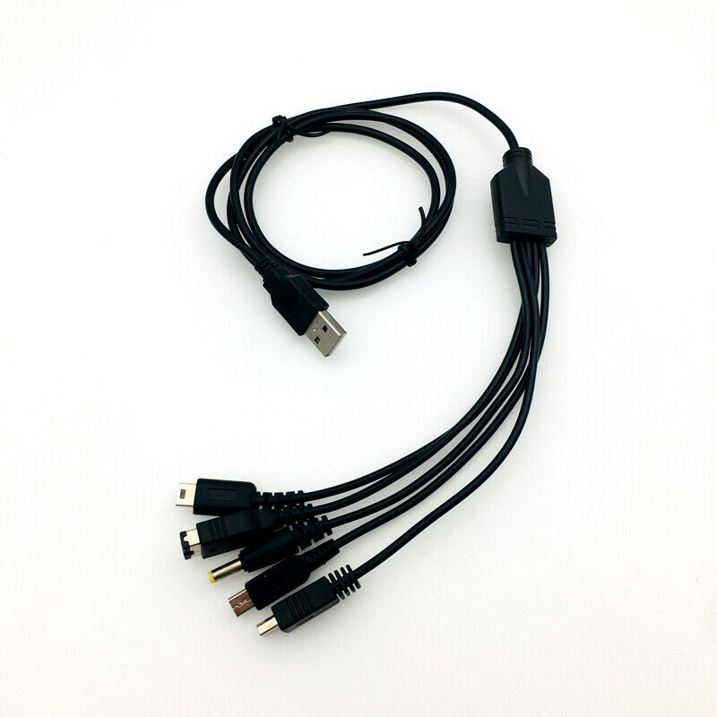 10pcs USB Charger Charging Cable Cords for NDSL/NDSI XL 3DS LL/PSP/WII U GBA SP