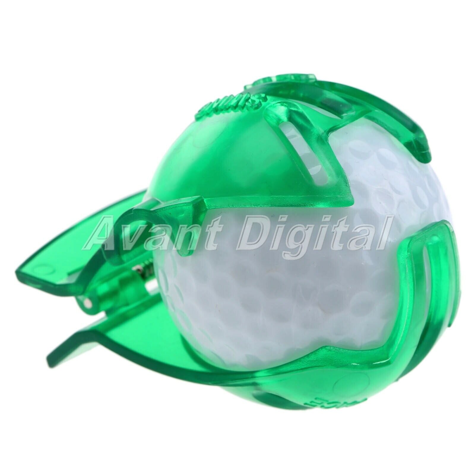 2Pcs Portable Golf Ball Green Divot Tool Pitch Fork Marker Repair with Keychain