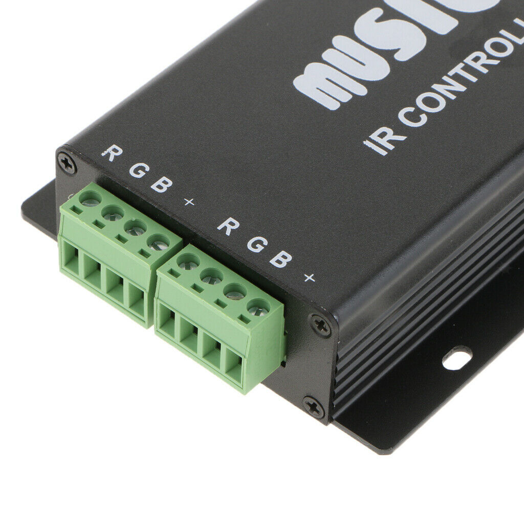 Music IR Controller 24 Keys Remote Sound Sensor 12V For RGB LED Strip