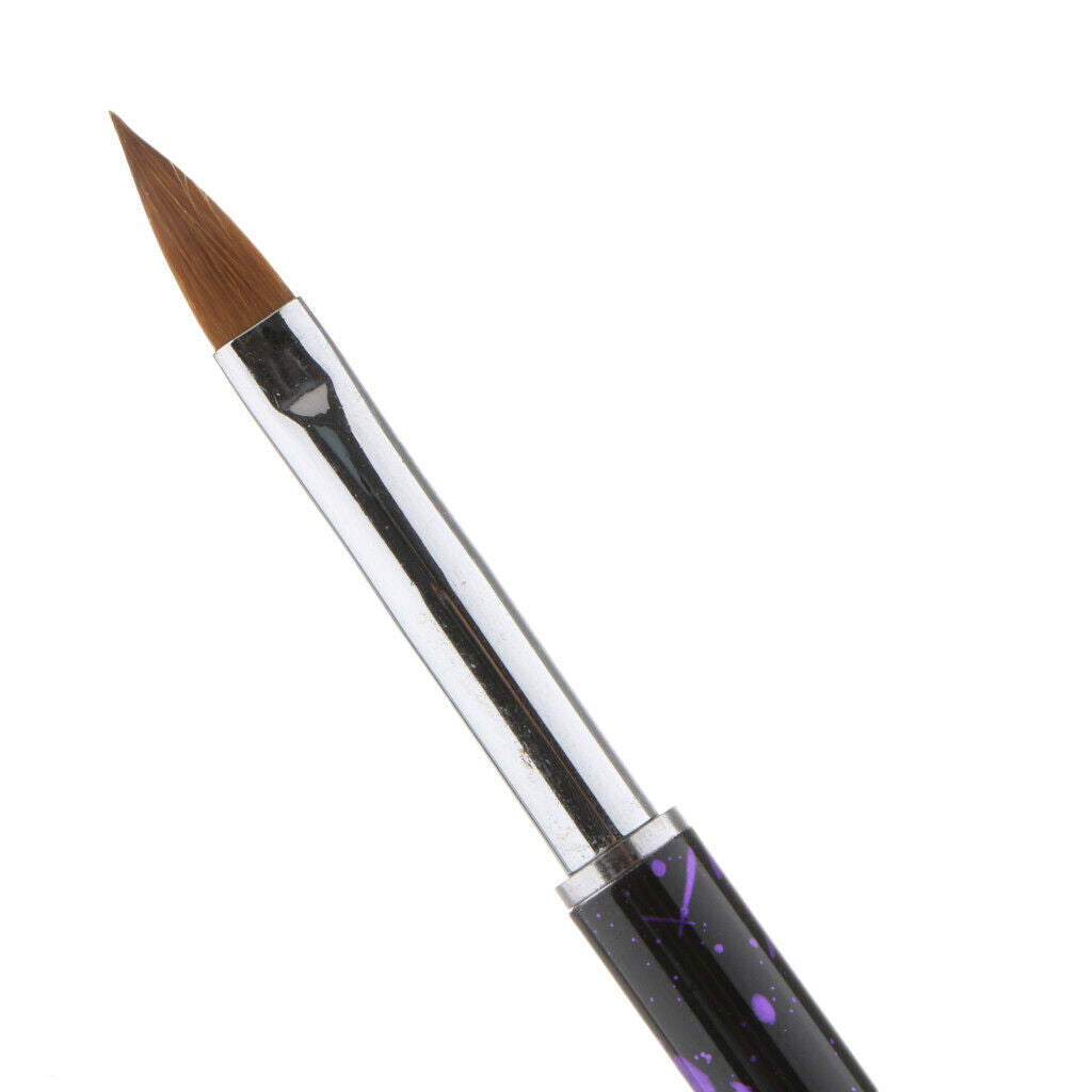 Mermaid UV Gel Nails Polish Nail Art Drawing Painting Pen Brushes 01Purple
