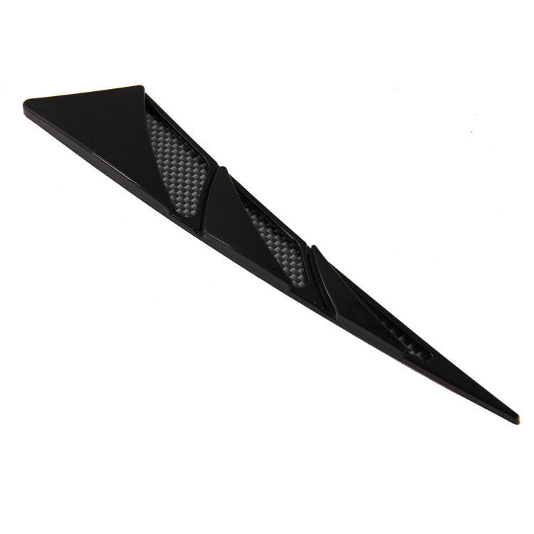 Car Air Vent Flow Intake Scoop Bonnet Cover Fender Side Hood Stricker Decor 2PCS