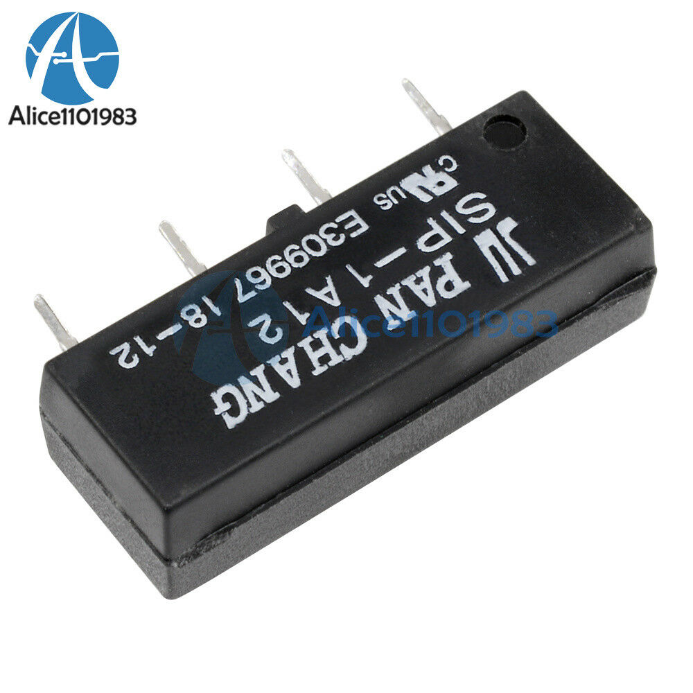 2pcs 12V Relay SIP-1A12 Reed Switch Relay 4PIN for PAN CHANG Relay