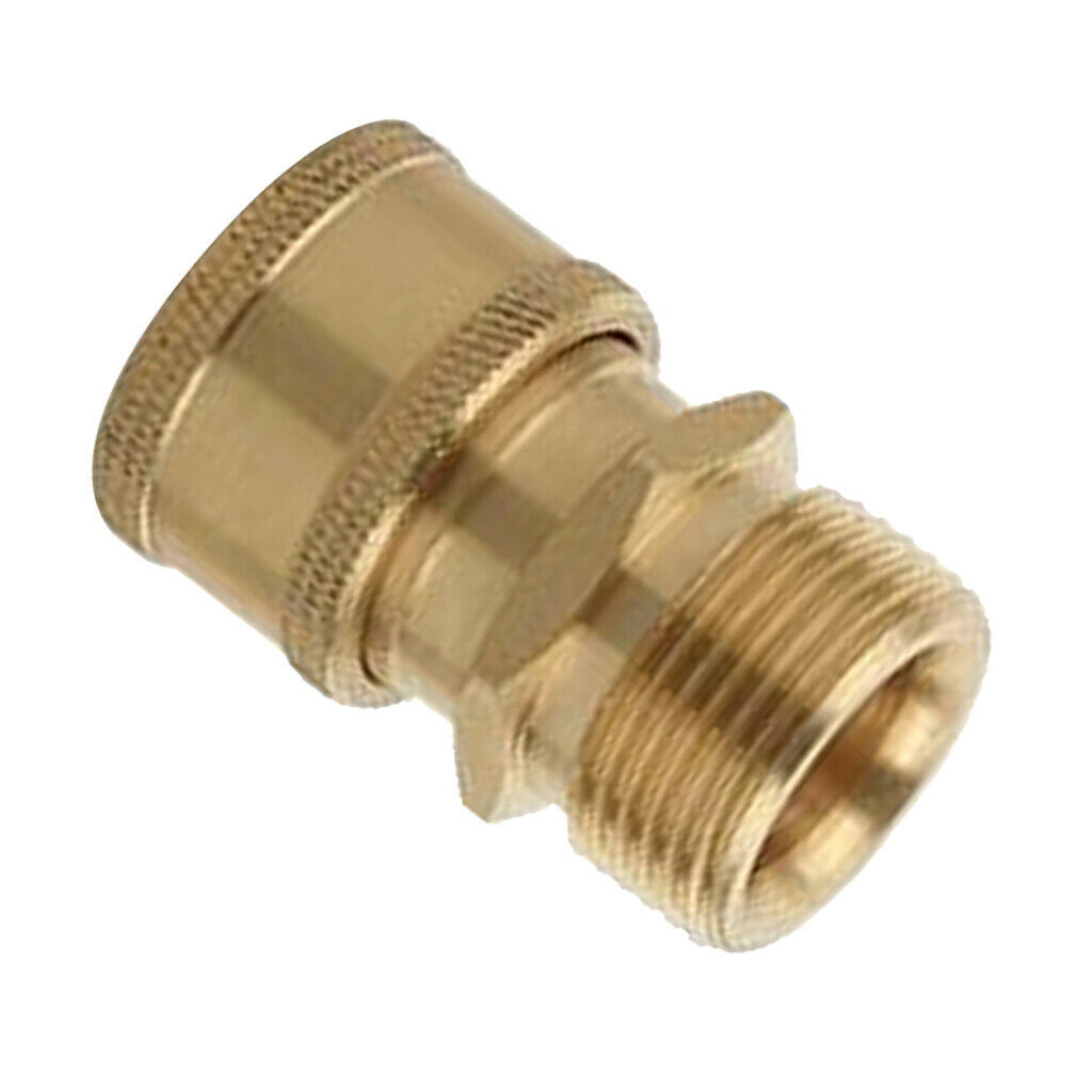 2 X Brass Pressure Washer Hose Connector Tools M22 X 1.5mm Male & Female Set