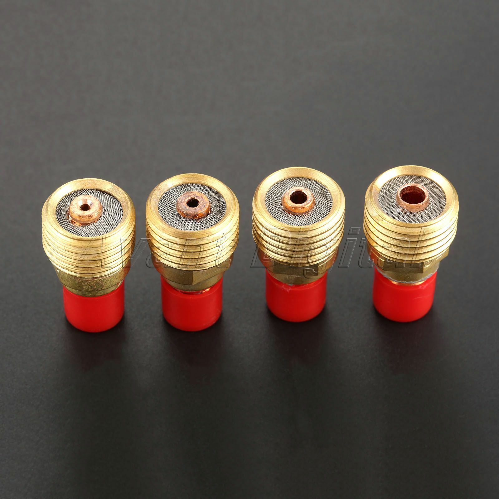 18PCS TIG Gas Lens Collet Body TIG Back Cap Welding Torch SR WP9 20 25 Supplies