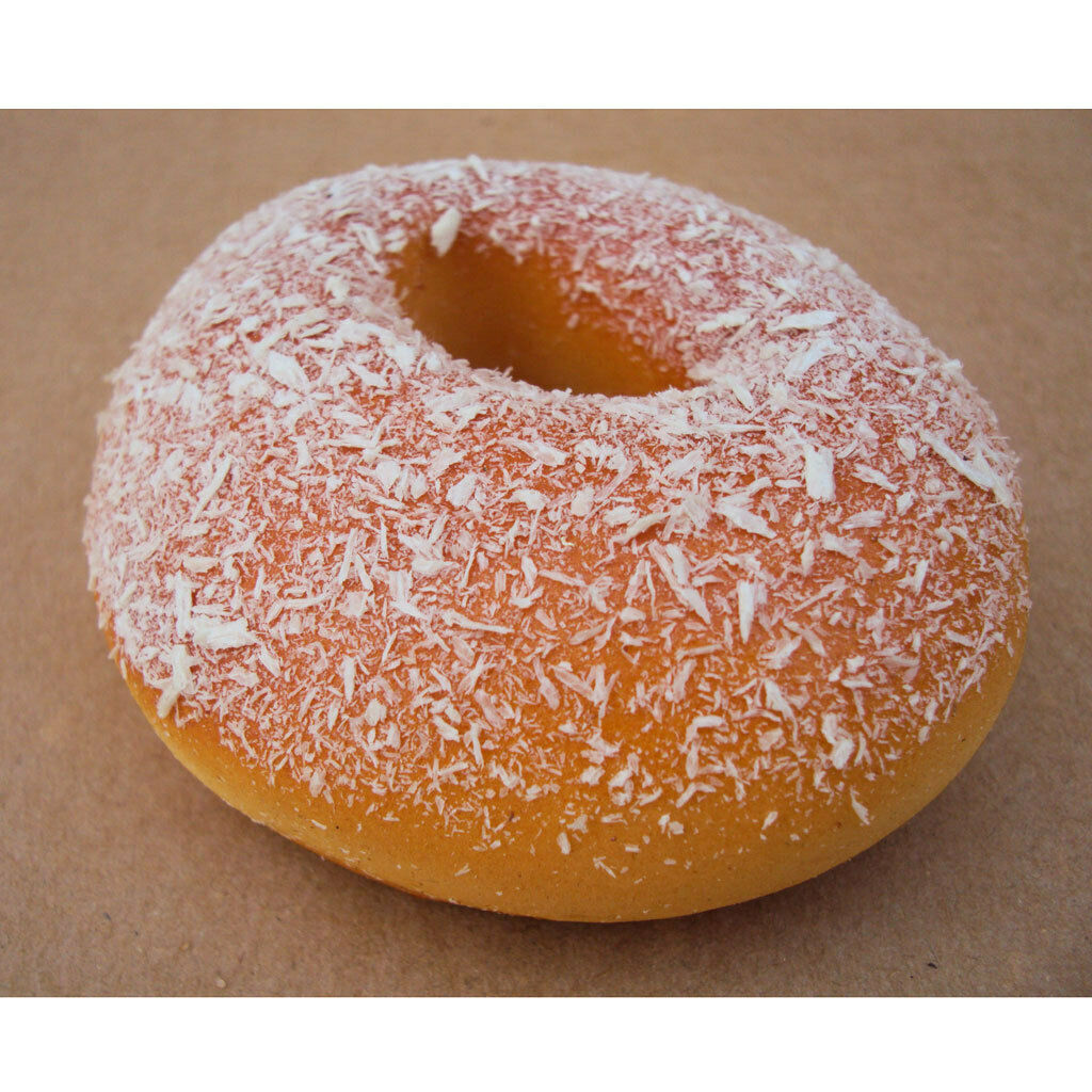2x Realistic Donut Food Bread Kitchen Pretend Food
