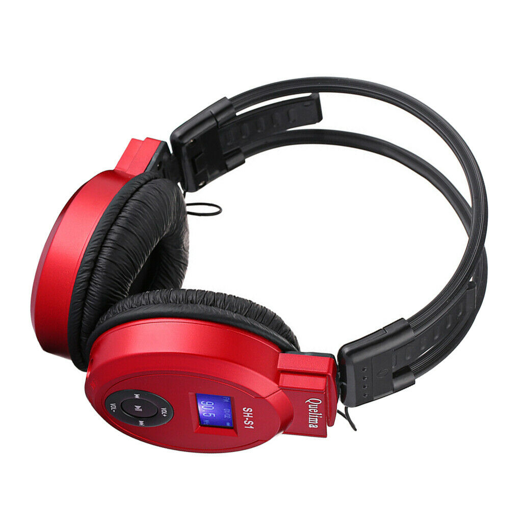 Foldable Wireless Sports Headphone with FM/TF Slot, Comfortable Protein Earpads,