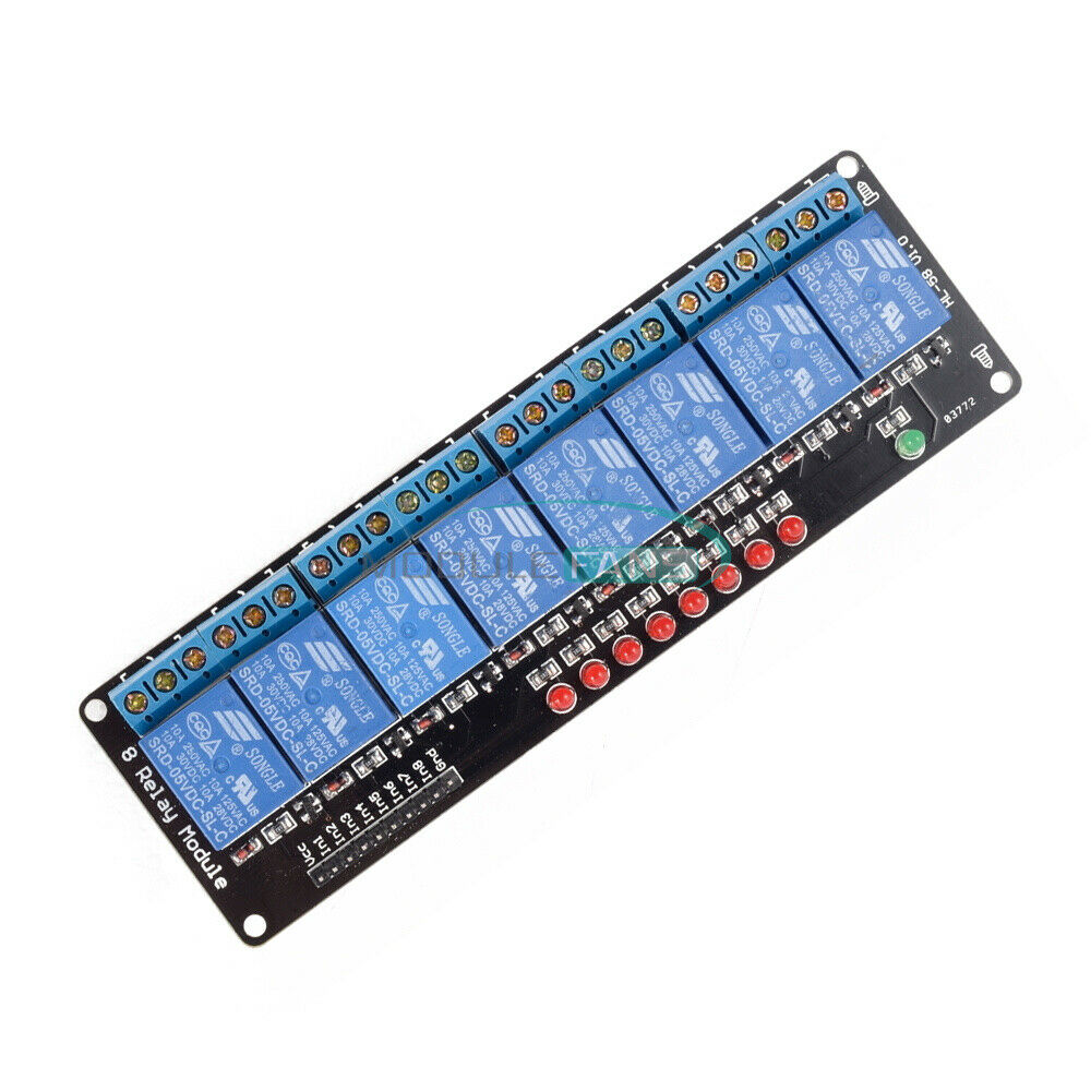 5V 8-Channel Relay Module Shield For Arduino Uno Meage 2560 1280 ARM AVR PIC DSP