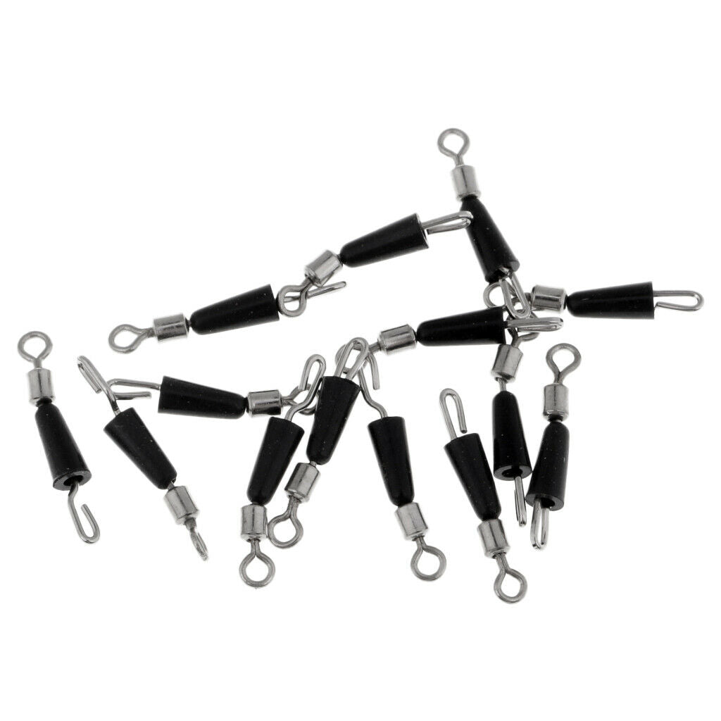 50 x Fishing Swivels Clips Fastlink Clips for Bait, Hook Line Outdoor L