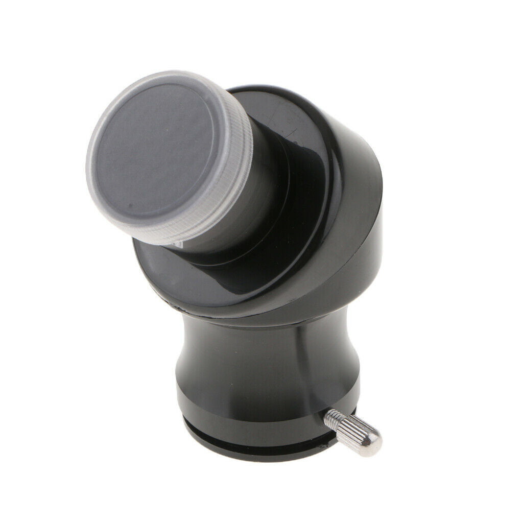 Metal 1.25 "45 Degree Diagonal Mirror Adapter For Telescope Eyepiece Black