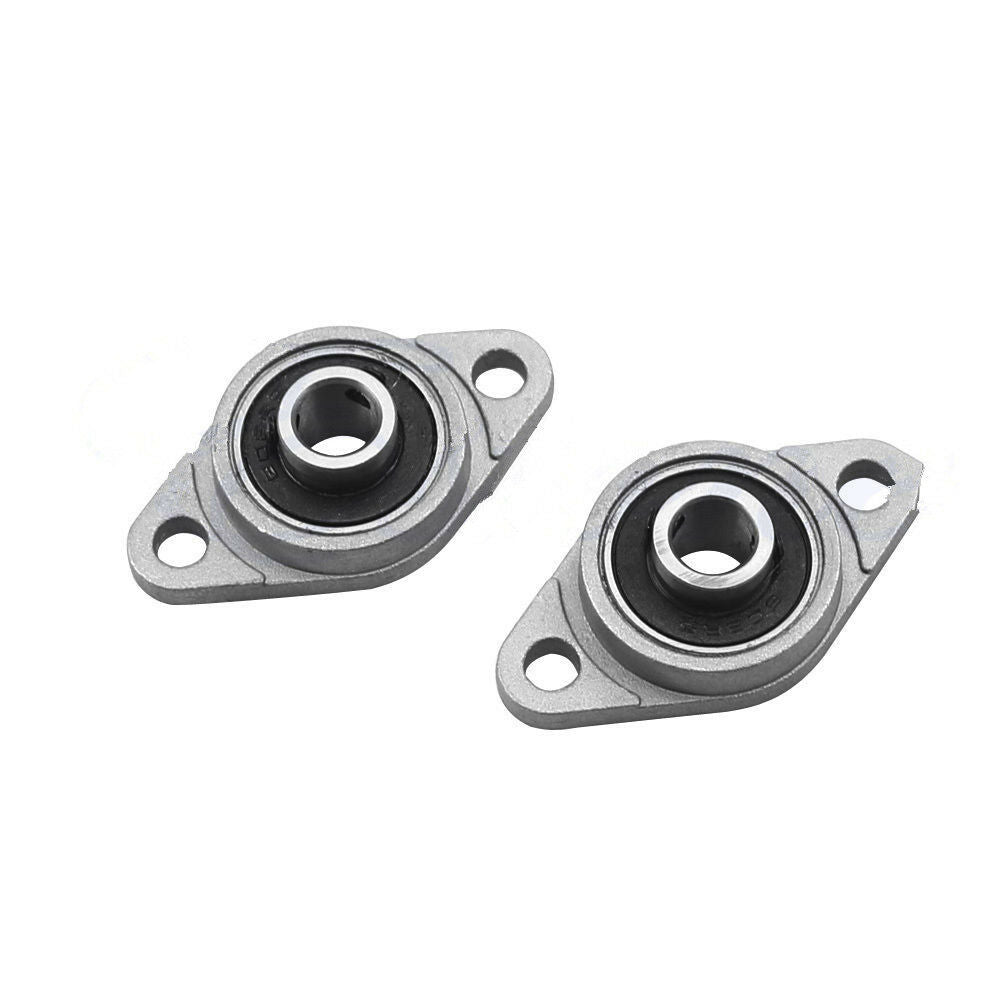 2Pcs 8mm Bore Diameter KFL08 Pillow Block Bearing Flange Rhombic BearingsL.l8