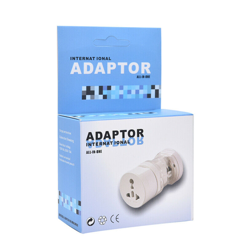 Universal Electrical Plug Adapter Travel Power Socket Converter Outlet Wo.l8