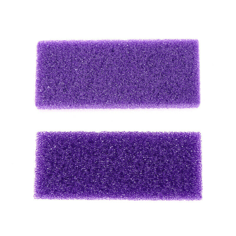 2pcs Foot Pumice Stone Exfoliating Scrub Remover Hard Dead Skin Portable Sc_DF
