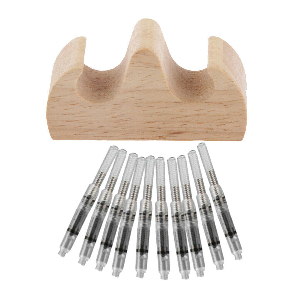 10x 4mm Ink Supply Container Cartridges Fountain Pen Accessory&Brush Holder
