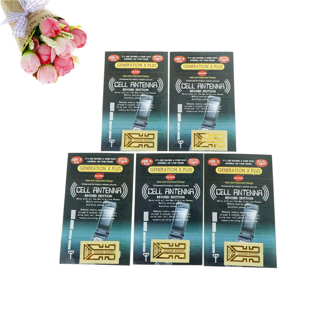 5pcs Universal Gen X Antenna Signal Booster For Any Smartphone Cell Ph DD