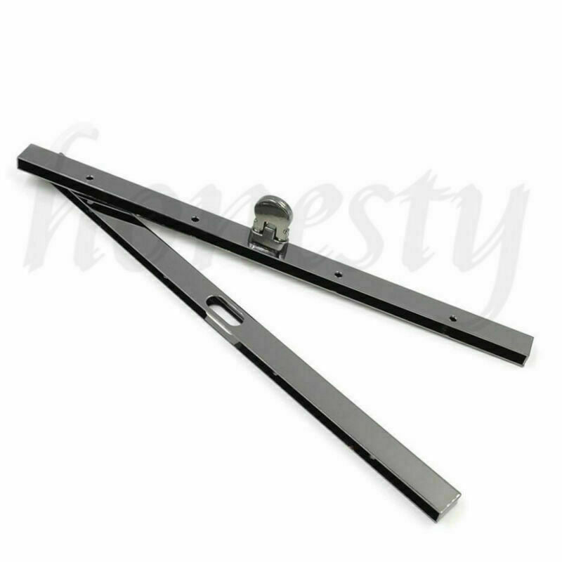 19cm Purse Wallet Frame Bar Edge Strip Clasp Metal Openable Edge Replacement Pip