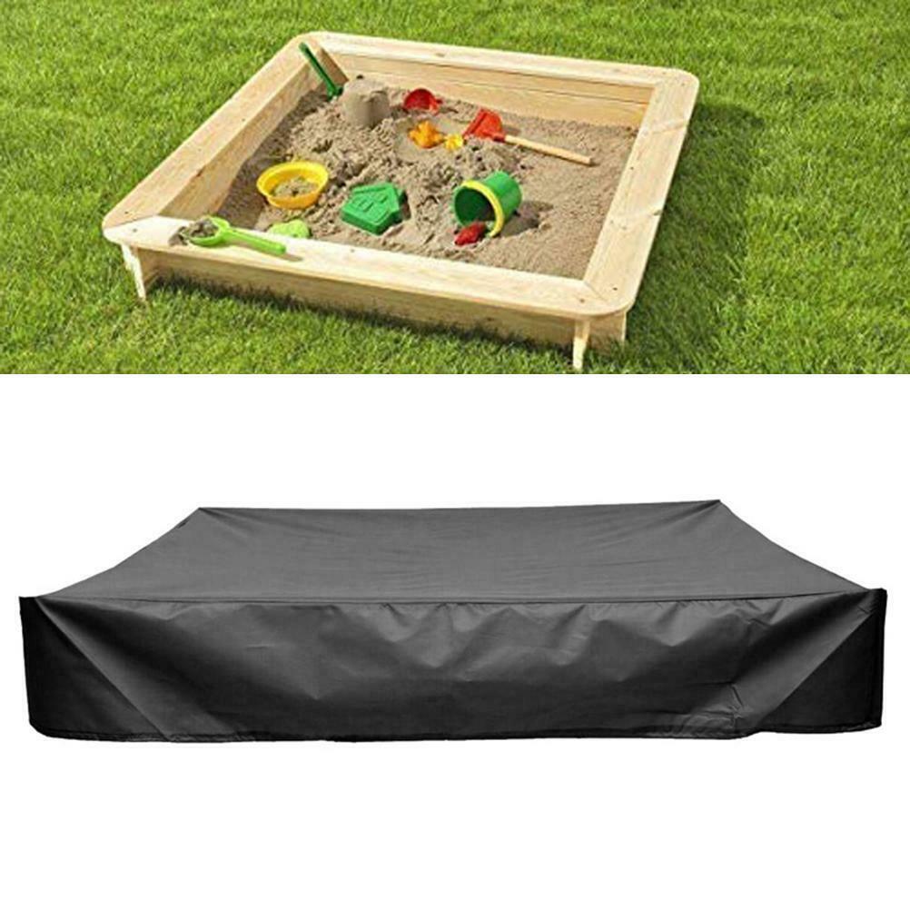 Sandpit Pool Cover Tarpaulin Outdoor Garden Sun Protection Dustproof Waterproof