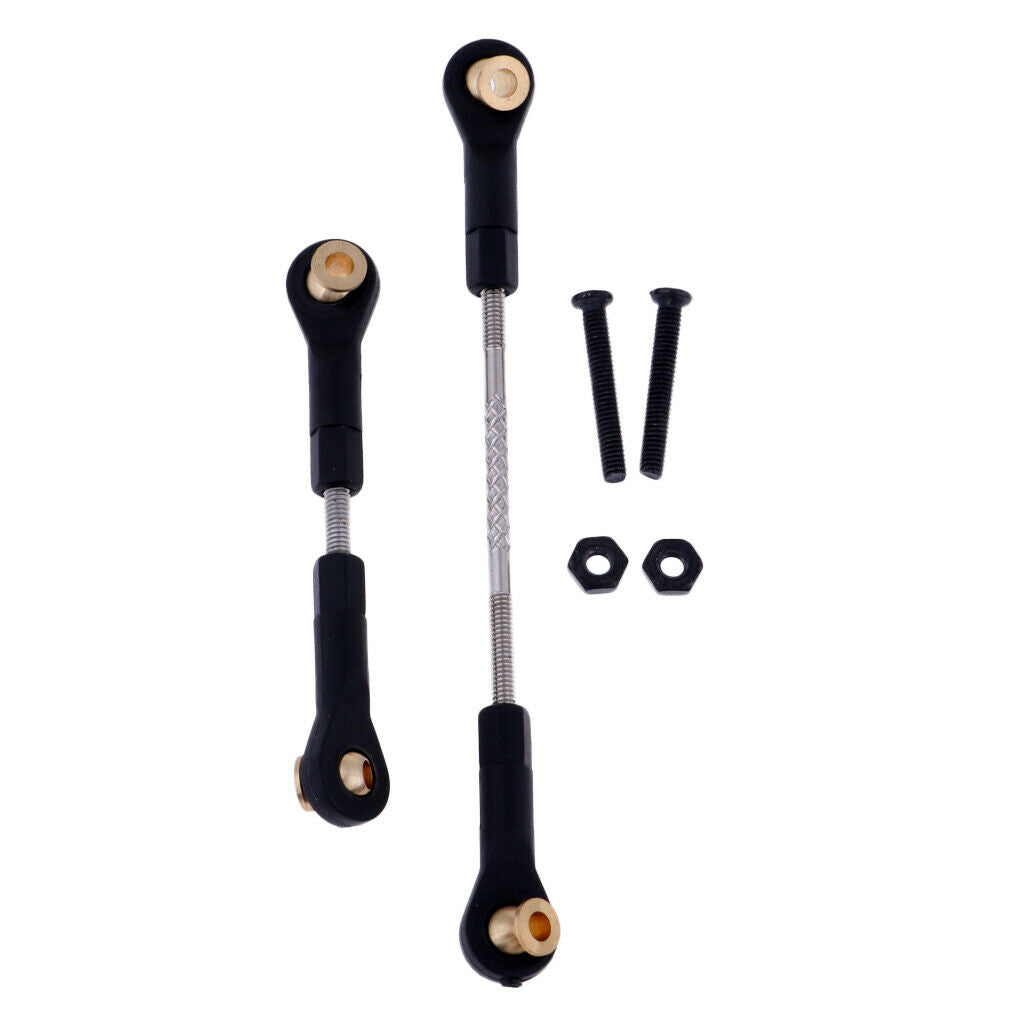 Metal steering linkage pull rod for WPL 1:16 4WD 6WD RC Car Pickup Truck