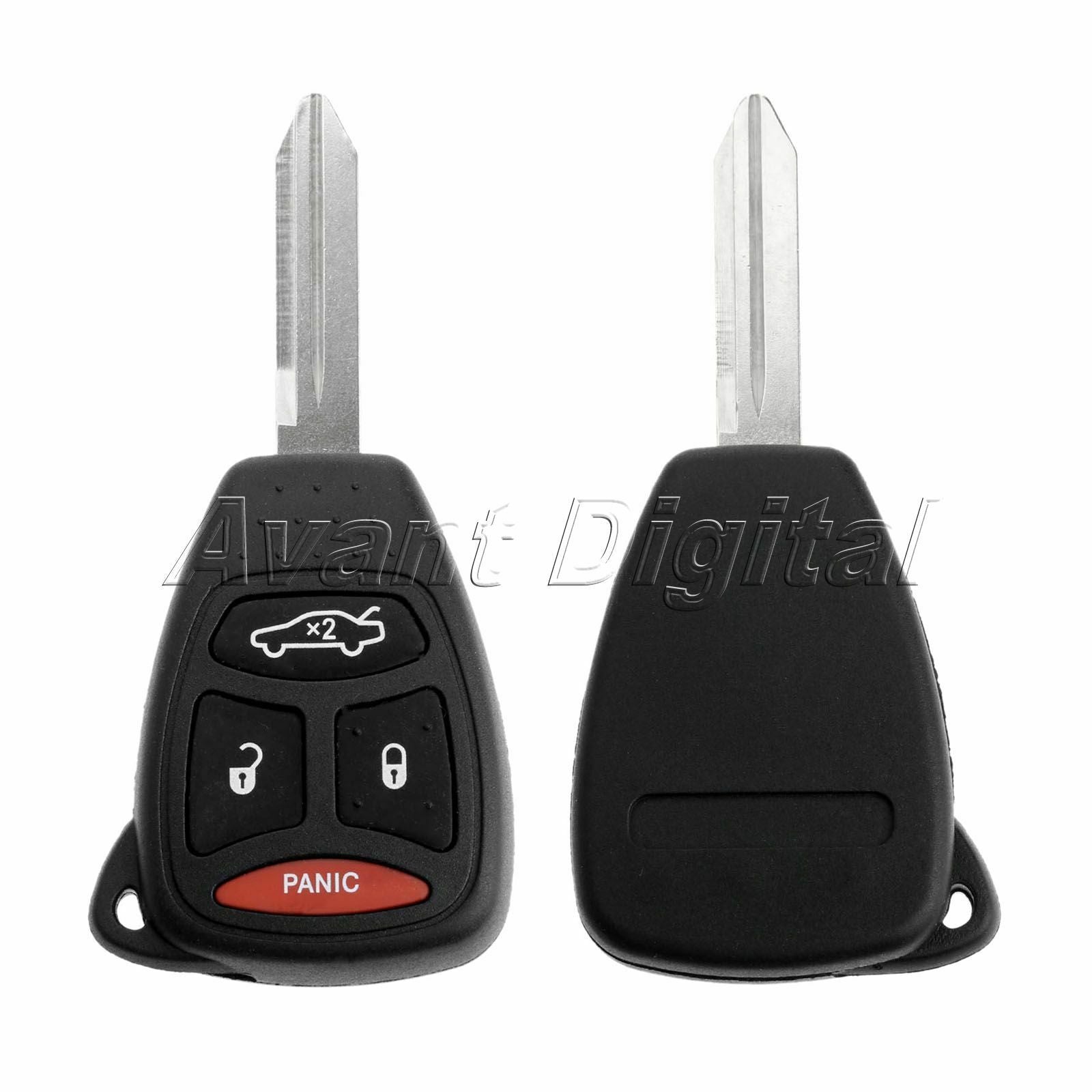 4 Buttons Remote Key Case Shell Replacement for JEEP Commander Grand Cherokee
