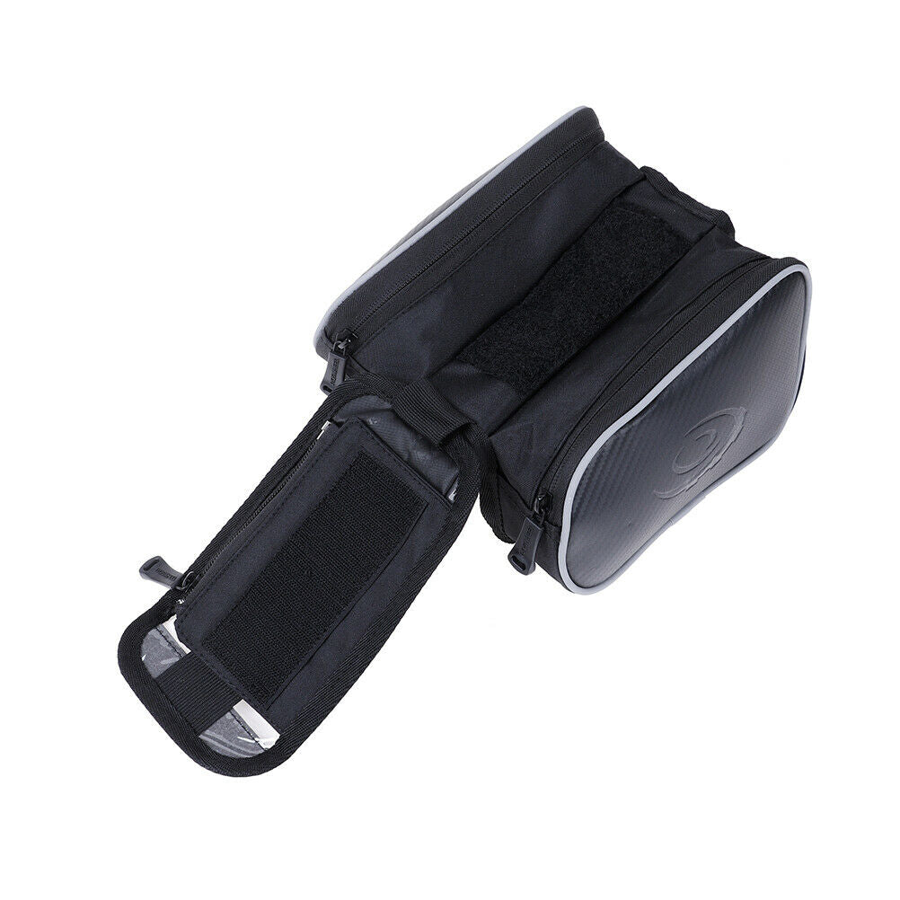 Bicycle bike top frame front pannier saddle tube bag double pouch holderSEA Tt