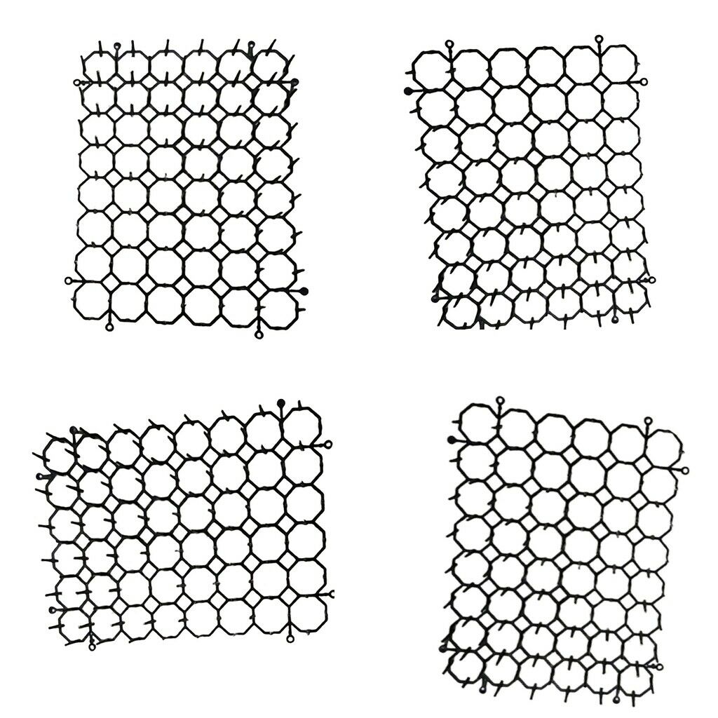 4pcs Cat Dog Pet Scat Mat Repellent Spikes Mats Prevents Pet Away From Herbs