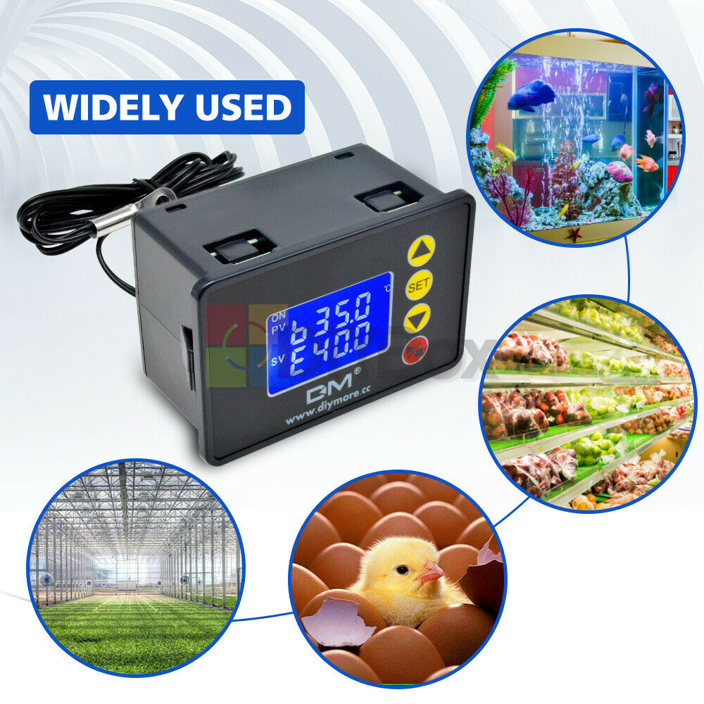 1.37" LCD DC 24V 480W Microcomputer Temperature Control Sensor Module