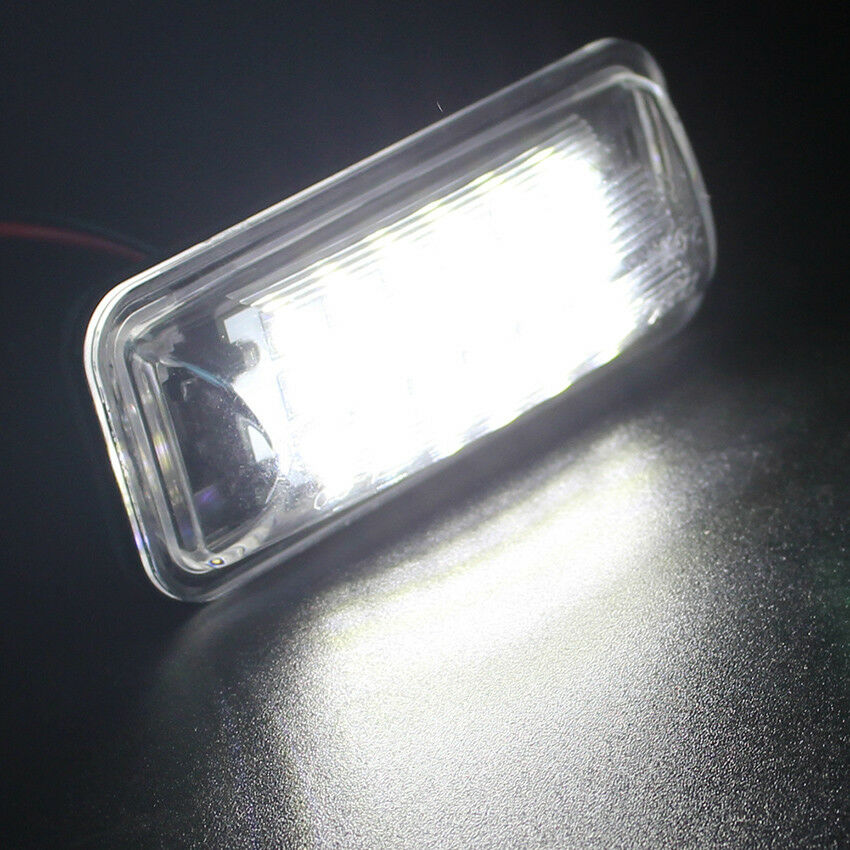 2 x White Car License Plate Screw Bolt Light bulbs Lamp LED Motorcycle 6000K