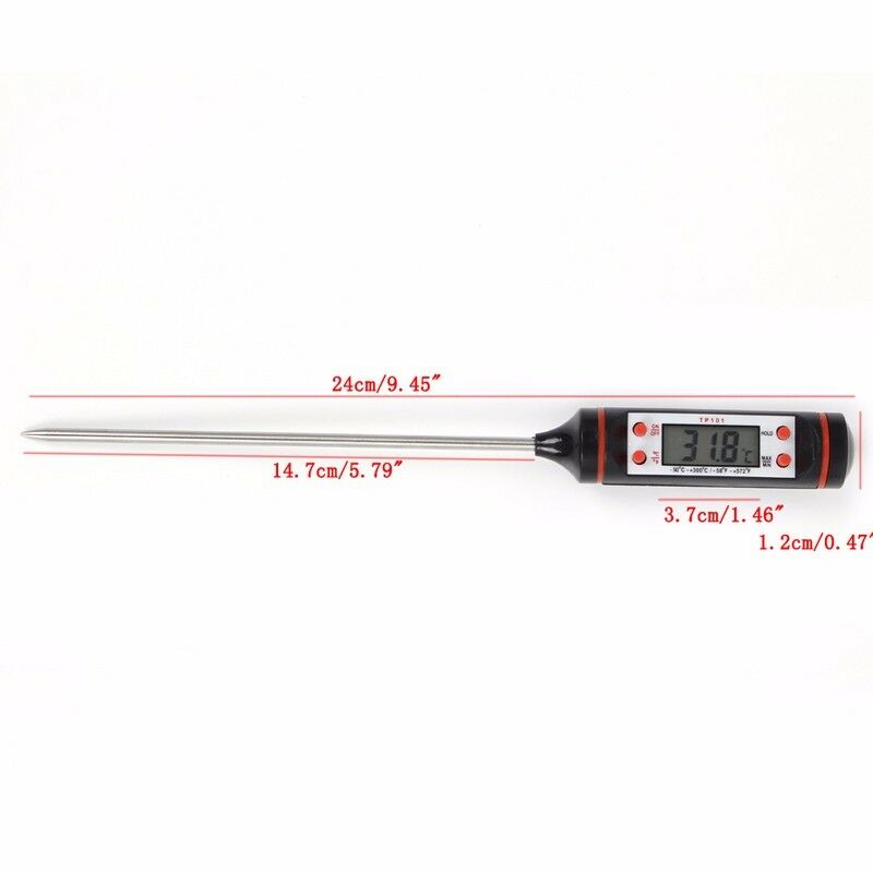 Food Oil Cooking Meat BBQ Probe igital Thermometer Temperature kitchen