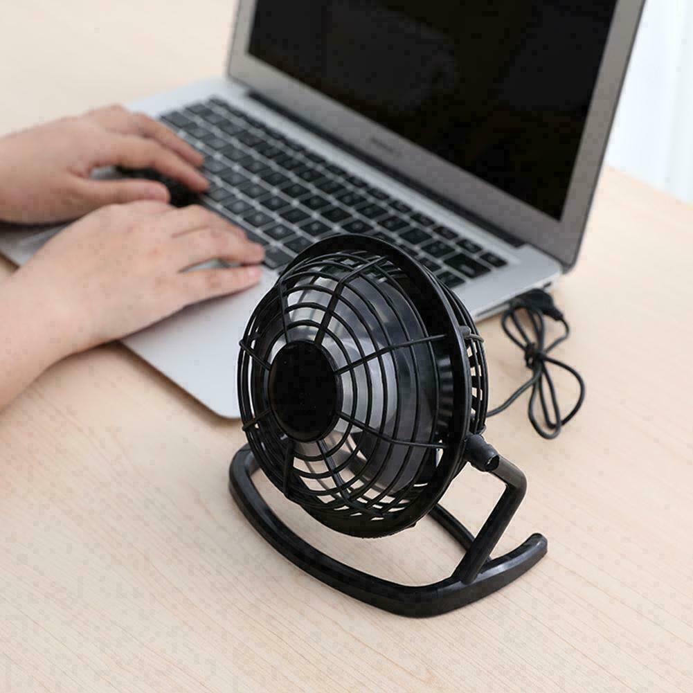 Mini USB Desk Fan Small Quiet Personal Cooler USB Powered uk Fan NEW