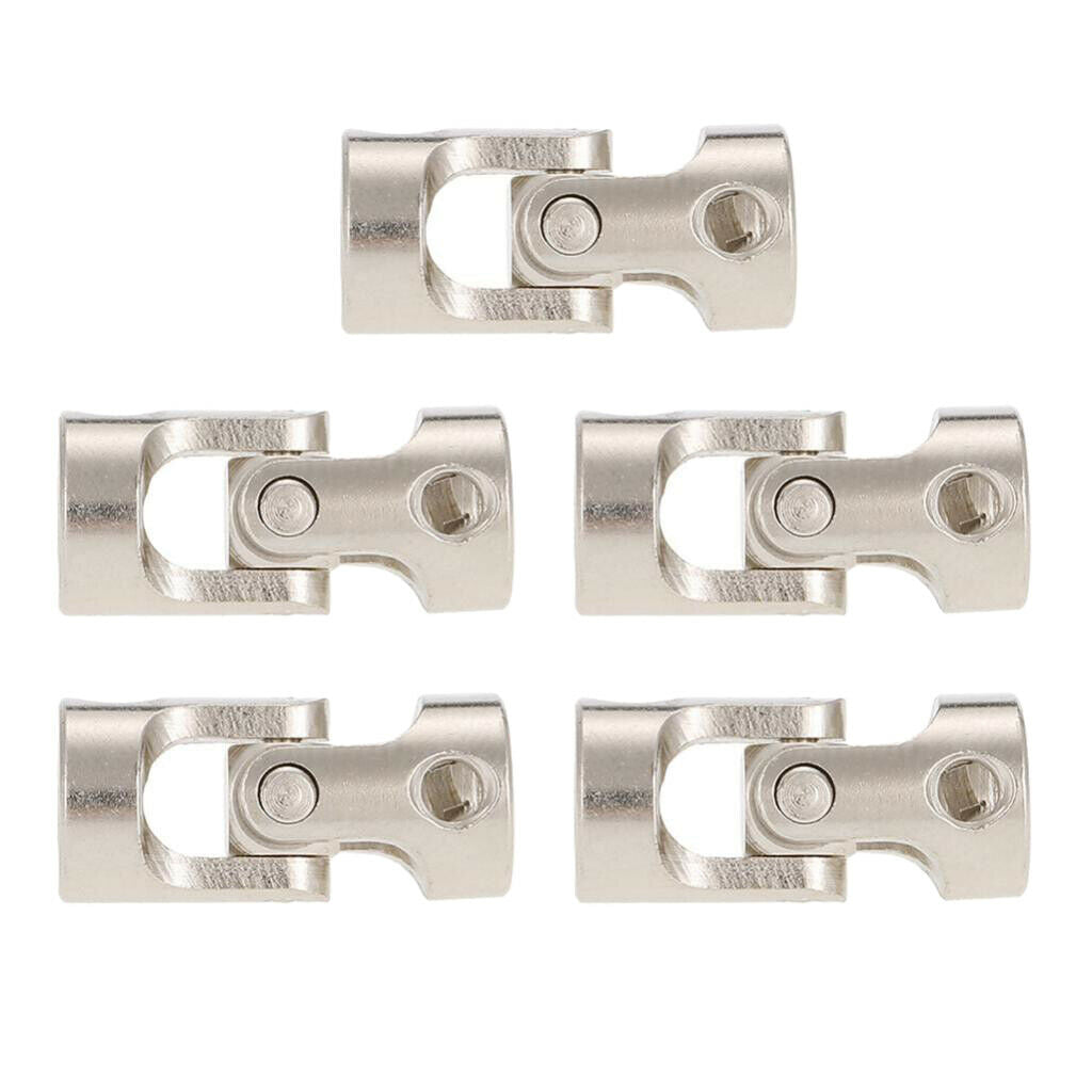 Set of 5 Metal Cardan Coupling Universal Joint RC Truck Universal Joint 5mm x