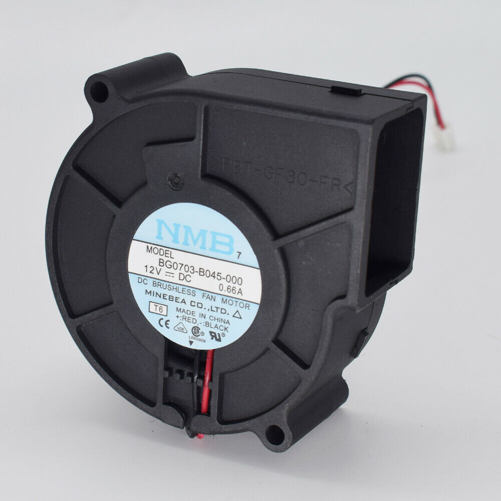 4pcs NMB BG0703-B054-000 75x75x30mm 12V 0.66A Projector Ball DC Blower Fan 2pin