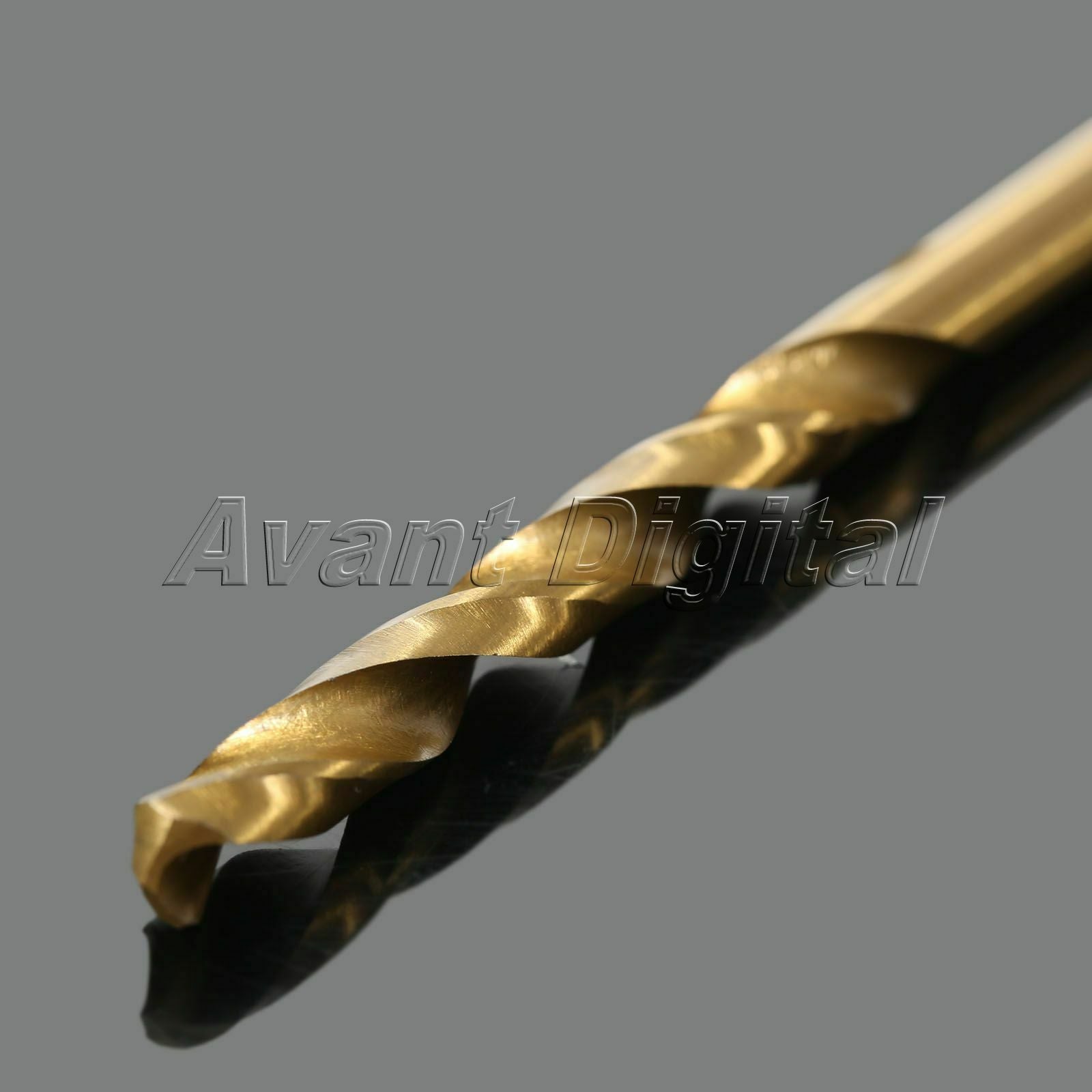 13pcs/Set Metric Titanium Coated 1.5mm-6.5mm HSS Twist Drill Bits Straight Shank