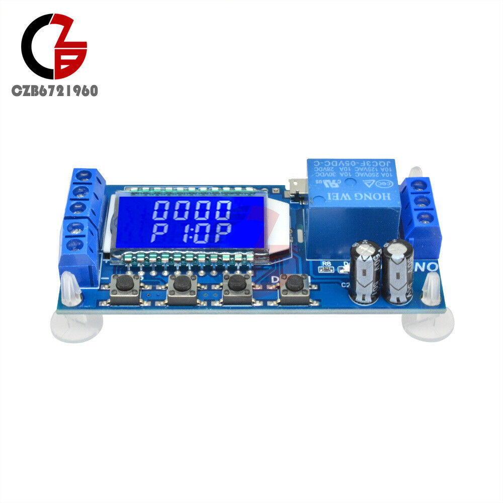 5V Time Delay Relay Module Trigger Cycle Timming Circuit Switch LCD USB Board