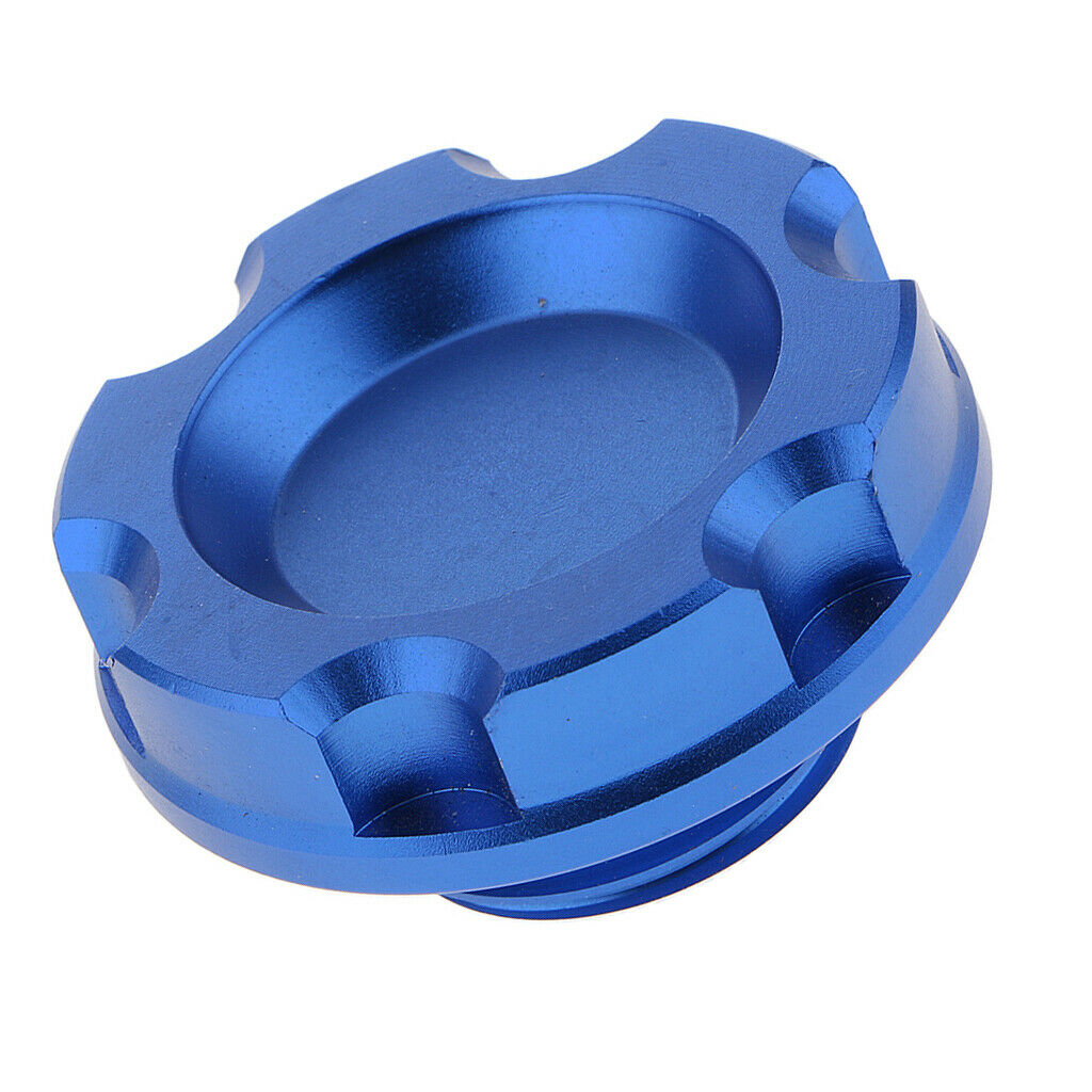 2PCS M32x3.5 Car Engine Fuel Filler Tank   Cover Plug For  Blue+Red