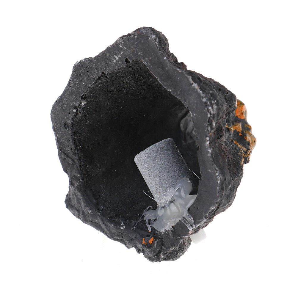Volcano Shape Aquarium fish tank decor oxygen pump air bubble stone&yJCAUJ Tt