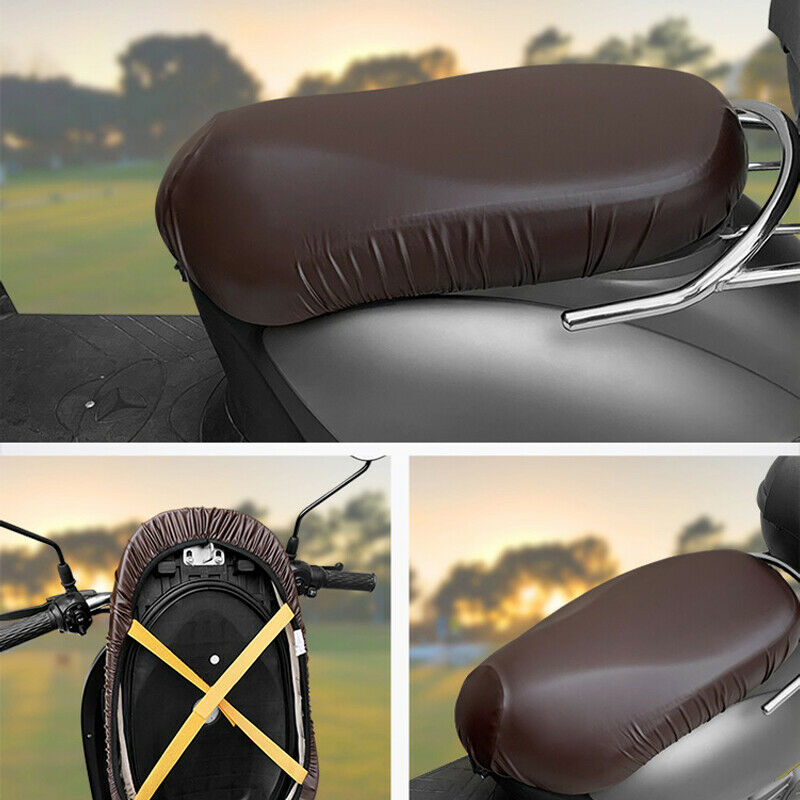 Motorcycle Scooter Seat Cover Cushion Leather All Seasons Protector Pad 71-78CM