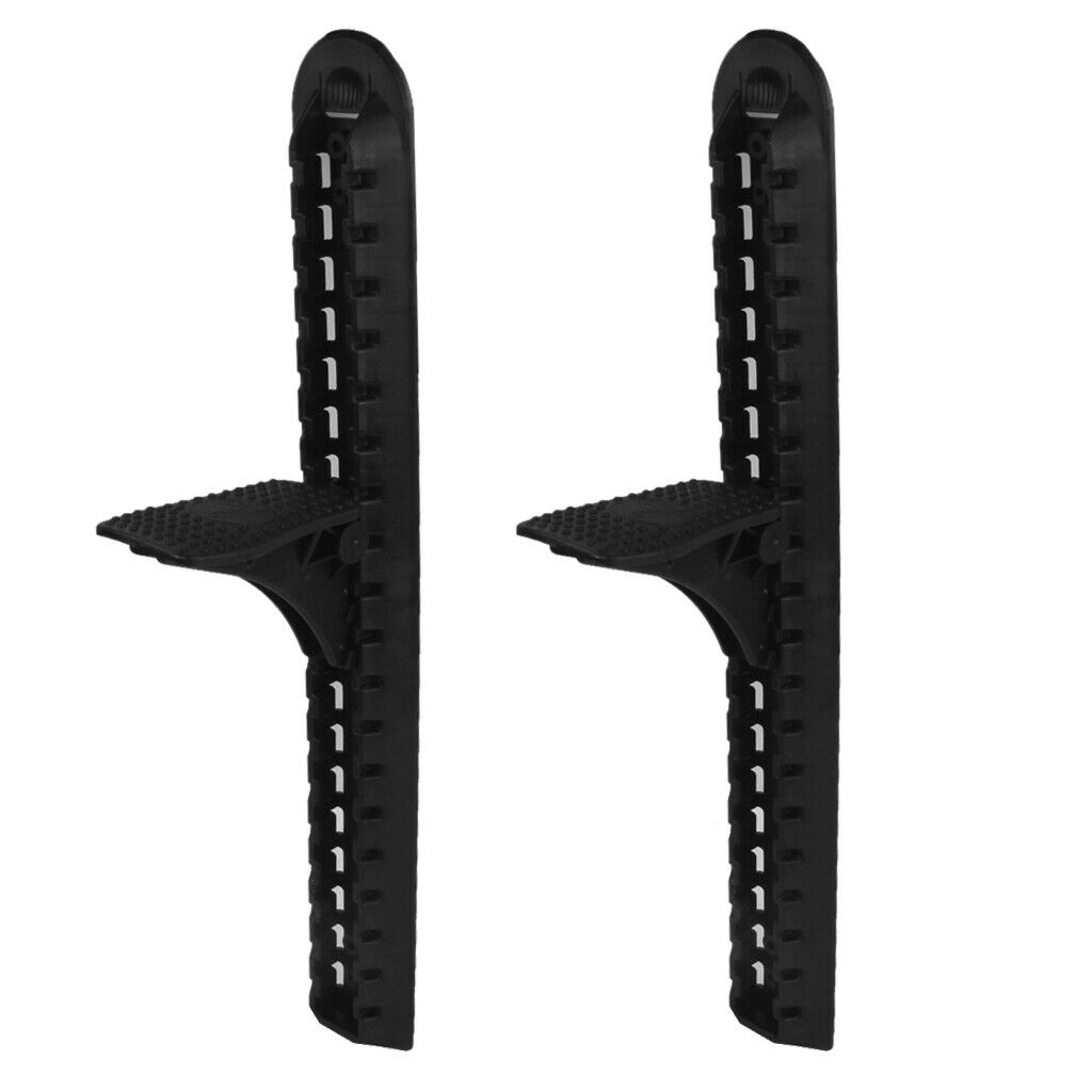 2pcs 46cm Durable Fishing Boat Kayak Foot Brace Pedal Kit with   Lock