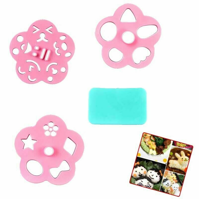 4x Onigiri Rice Ball Bento Practical Press Maker Mold Sushi Maker Molds Durable