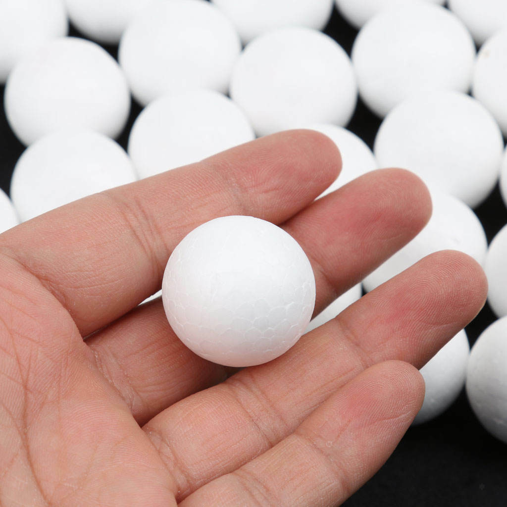 4X Foam Ball Polystyrene Foam Balls Thanksgiving Decor Making 10mm Ball 25mm