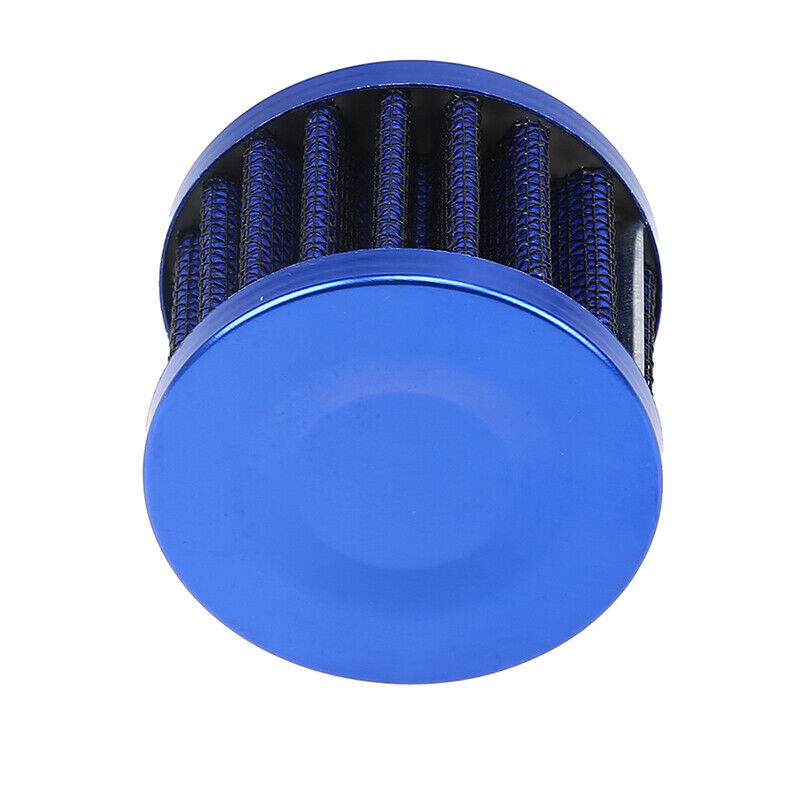 12mm Universal Blue Cylinder Crankcase Cold Air Intake Breather Filter Replace