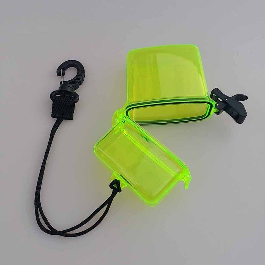 2x Waterproof Dry Box Kayaking Boating Fishing Case with Lanyard  Organizer