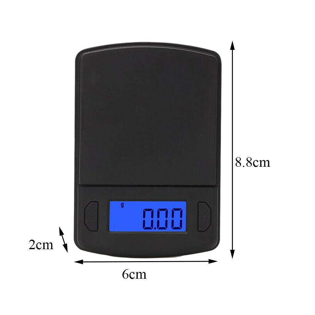 Digital Food Kitchen Scale Pocket Measures in Grams Small Mini for Cooking 500g