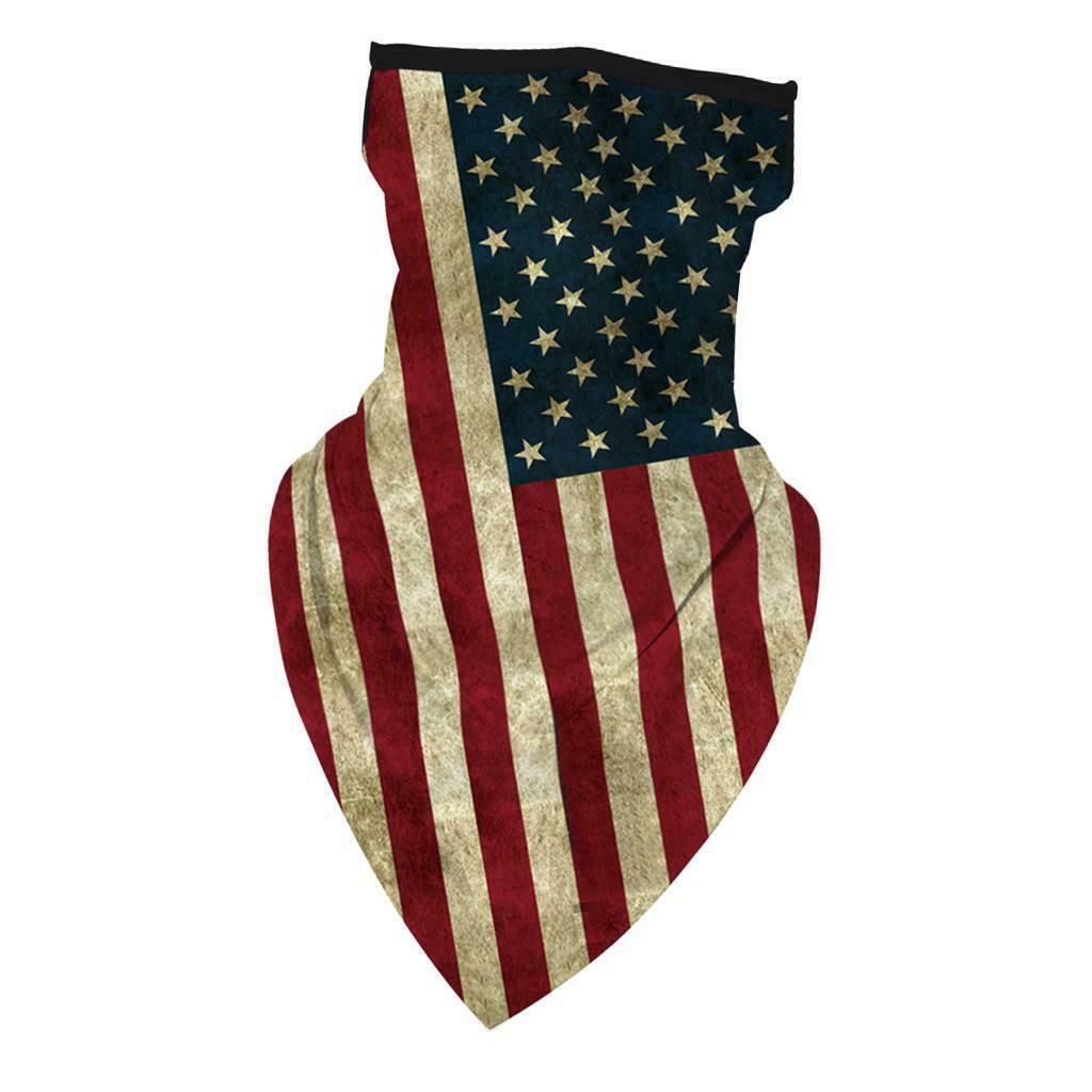 2PCS Mens Outdoor Sport Bandana Face Balaclava Neck UV Windproof Motorcycle