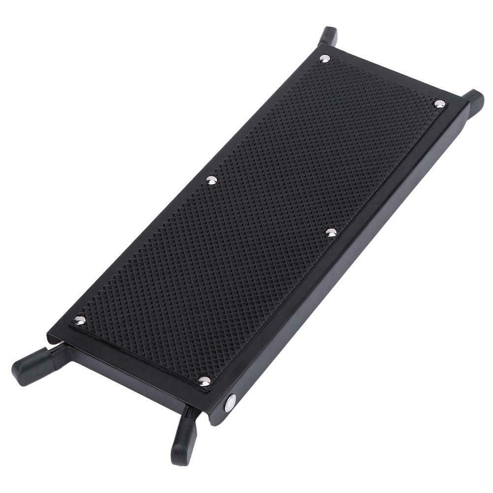 Anti-Slip Guitar Foot Rest Stool Guitar Pedal 4 Adjustable Height Levels @